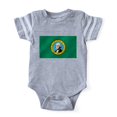 thumbnail image 1 of CafePress - Washington State Flag - Cute Infant Baby Football Bodysuit, 1 of 1