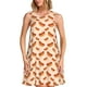 thumbnail image 1 of Easygdp Hot Dog 2 para Vestido Transpirable de Mujer, Vestido Suelto de Manga Corta con Pliegues y Bolsillos para el Verano, 1 of 7