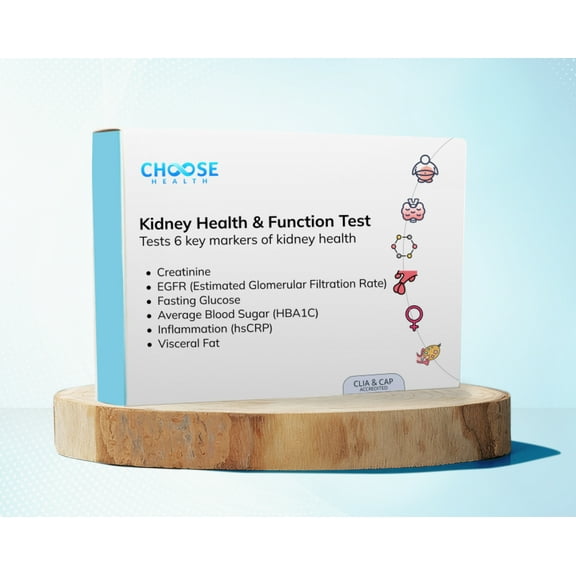 Kidney Health Test | 6-in-1 At-Home Blood Panel | Choose Health