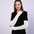 thumbnail image 3 of Yoyauz Women's Long Fingerless Gloves Arm Warm Knit Thumbhole Stretch, 3 of 6