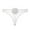 White, variant on Women's Funny Thongs Lace Underwear with Detachable Rabbit Tail