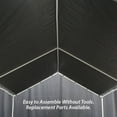 thumbnail image 6 of King Canopy Original 10ft x 20ft, 1 3/8-inch Steel Frame, 6-Leg, 180gsm Grey Polyethylene Cover, 6 of 7