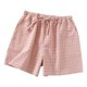 thumbnail image 3 of MKLEKYY Pantalones Cortos Finos de Primavera/Verano para Mujer, Holgados, Cómodos y A Cuadros, para Estar En Casa., 3 of 3