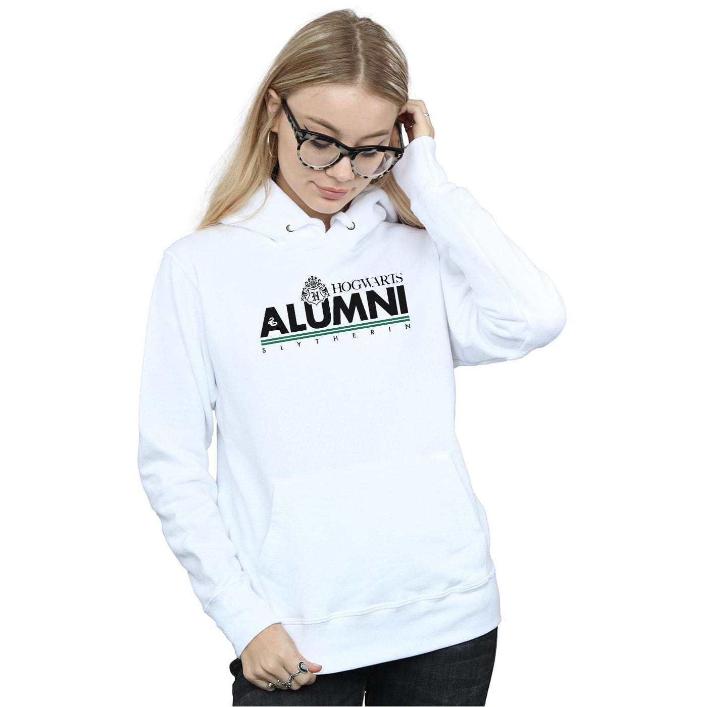 Harry Potter Womens Hogwarts Alumni Slytherin Hoodie Walmart
