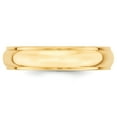 thumbnail image 2 of 14KY 5mm Half Round with Edge Band Size 10 in 14k Yellow Gold, 2 of 3
