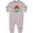 AC-Heather Grey, variant on Bermuda Vacation Trip Baby Fleece Romper