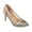 Rose Gold, variant on Journee Womens Kalani Pointed Toe Mid Heel Pumps