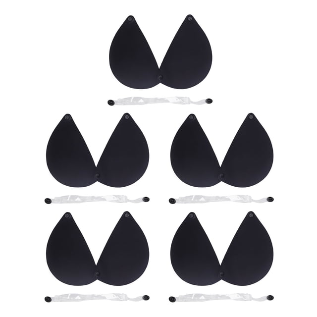Sujetador adhesivo, sujetador adhesivo para mujer de 5 piezas, sujetador adhesivo para mujer, sujetador adhesivo sin tirantes, diseñado para precisión