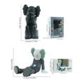 thumbnail image 4 of Action Figure Model Vinyl Vivid Cartoon Cute Stress Relief Action Figure Toy Gray, 4 of 8