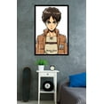thumbnail image 2 of Attack on Titan - Eren Wall Poster, 22.375" x 34", Framed, 2 of 2