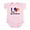 Petal Pink, variant on CafePress - I Love My Grandpas Infant Bodysuit - Baby Light Bodysuit, Size Newborn - 24 Months