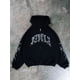 thumbnail image 2 of Sudadera con capucha holgada con letras de hueso y diamantes calientes de estilo europeo y americano para otoño e invierno, sudaderas de moda para hombres y mujeres, top Y2K, 2 of 4