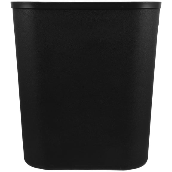 Taxenne 14L Slim Small Trash Can Rectangular Garbage Bin Wastebasket for Kitchen, Bedroom, Home - Black