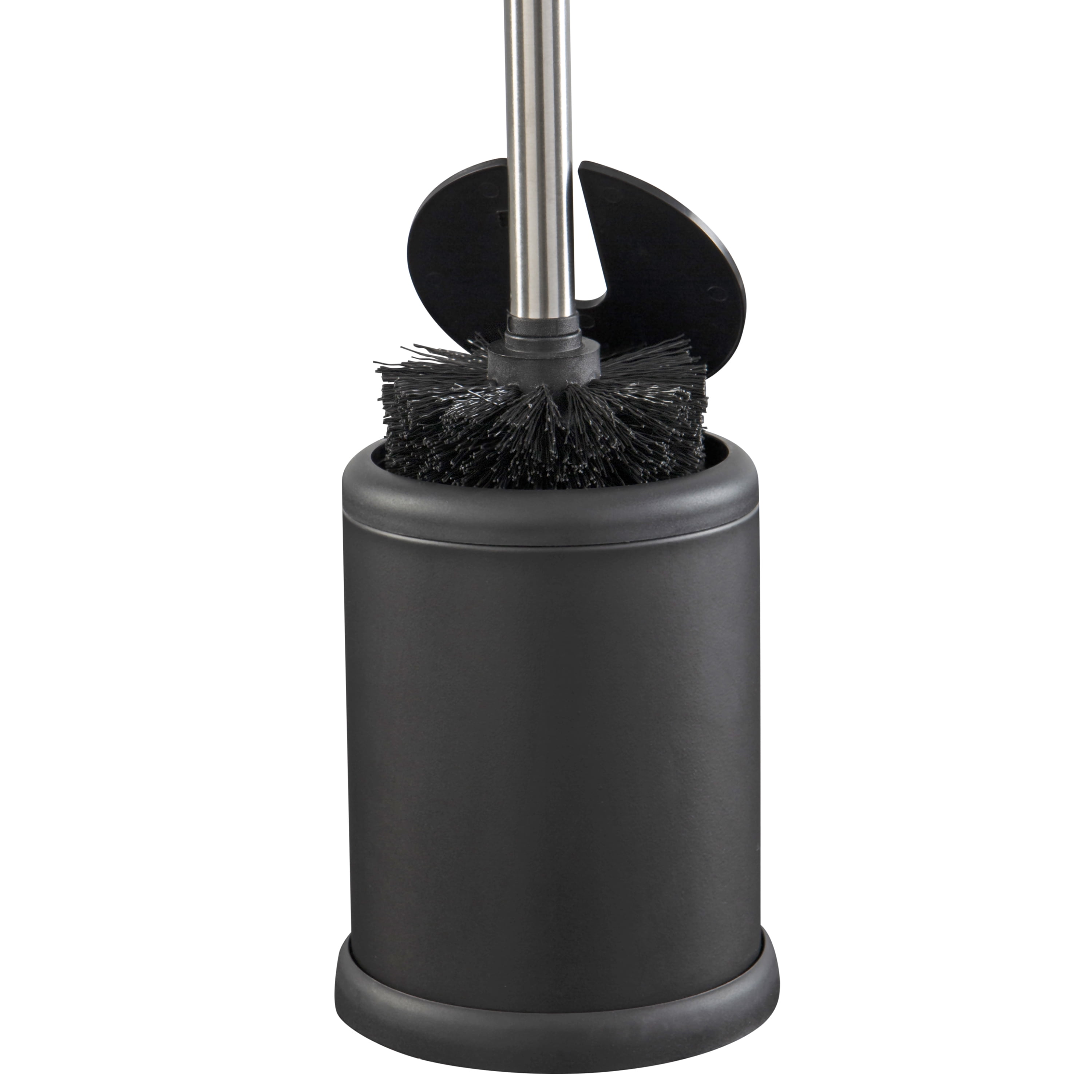 Bath Bliss Plastic and Iron Bathroom Accessory Set in Matte Black