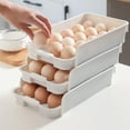 thumbnail image 3 of CNKOO Refrigerator Egg Storage Box Egg Bracket Artifact Can Be Stacked Drawer Type Kitchen Egg Box, 3 of 6