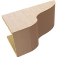 thumbnail image 6 of 9"W x 18"D x 9"H Wide Greensboro Rough Cedar Woodgrain TimberThane Corbel, Primed Tan, 6 of 6