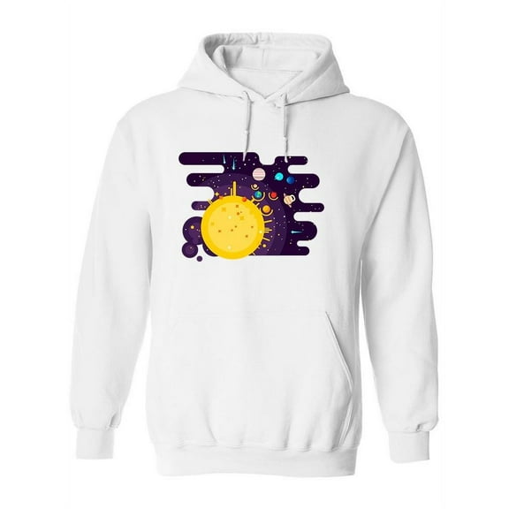 Solar System. Hoodie Women -Image by Shutterstock, Female XX-Large
