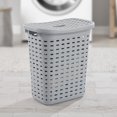 thumbnail image 3 of Sterilite Weave Laundry Hamper, Grey, 3 of 7