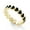 Black, variant on Women Creative Design Multicolor Peach Heart Metal Ring Fashion Ring Jewelry-Black-7