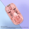 thumbnail image 4 of Gaming Mouse Dual Mode, Transparent RGB Lighting Mouse with 2.4G BT5.0, 3 Speed Sensor, 3000FPS, 400mAh for Home Office, 4 of 7
