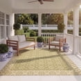 thumbnail image 4 of SAFAVIEH Courtyard Austin Geometric Indoor/Outdoor Area Rug, 8' x 11', Green/Cream, 4 of 11
