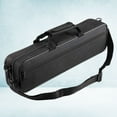 thumbnail image 1 of HEANUJJ 1Pc Black Flute Carry Case Ergonomic Padded Design with Shoulder Strap for Secure Storage, 1 of 8