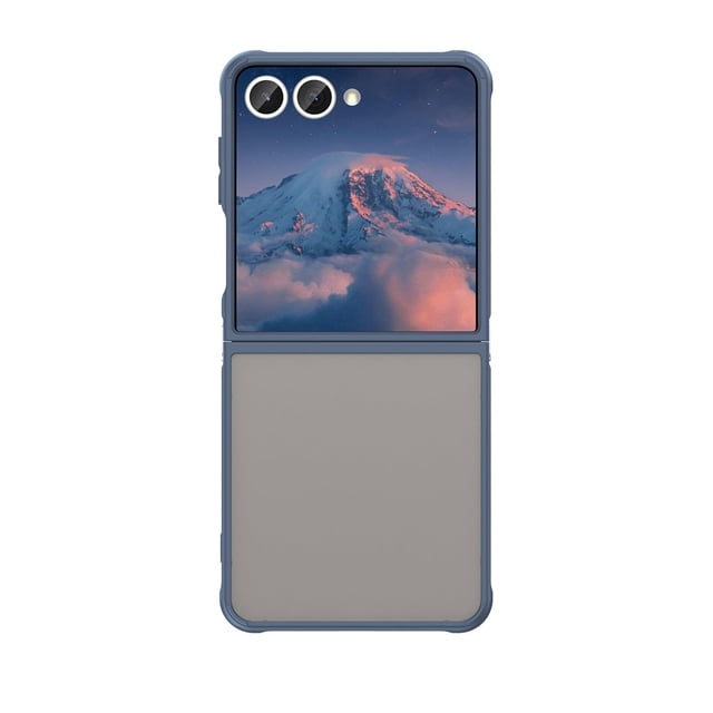 Funda para Celular ZERODAMAGE SAHARA Galaxy Z Flip7 Azul Mate