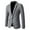 Gray, variant on UVEASISHA Formal Wedding Suit for Men Slim Fit Casual Plaid Blazer Jackets Fall Lightweight Business Blazers Single Breasted Suit Jacket for Office 90% off Clearance Sale,Gray,L