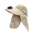 thumbnail image 4 of Solar Fan Sun Hat for Women and Men – USB Rechargeable Wide Brim Hat UV Protection, Foldable Travel Hat for Hiking, Gardening, and Summer Outdoor Use, 4 of 4