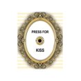 thumbnail image 2 of Pavlova, Martina 13x18 White Modern Wood Framed Museum Art Print Titled - Kiss Button, 2 of 4