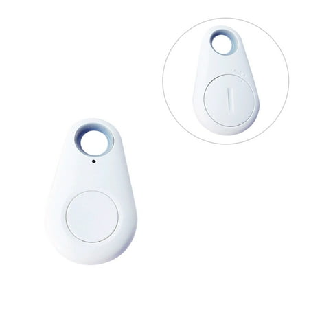 Sensor Systems Gps - Smart Finder GPS Locator Pet Tracker Alarm Wireless Bluetooth 4.0 Anti-lost Sensor Remote Selfie Shutter Seeker Itag for Kids Bag Wallet Keys Car SmartPhone (White)