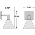 thumbnail image 7 of Access Lighting Martini LED Wall Sconce in Matte Black Color, 7 of 7