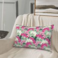 thumbnail image 5 of Logiee Orchids Flowers Print Pillow Case,Throw Pillow Covers, Double Sided Plush Cushion Cover for Couch Sofa Bed, Only Pillowcase-16"x24", 5 of 6