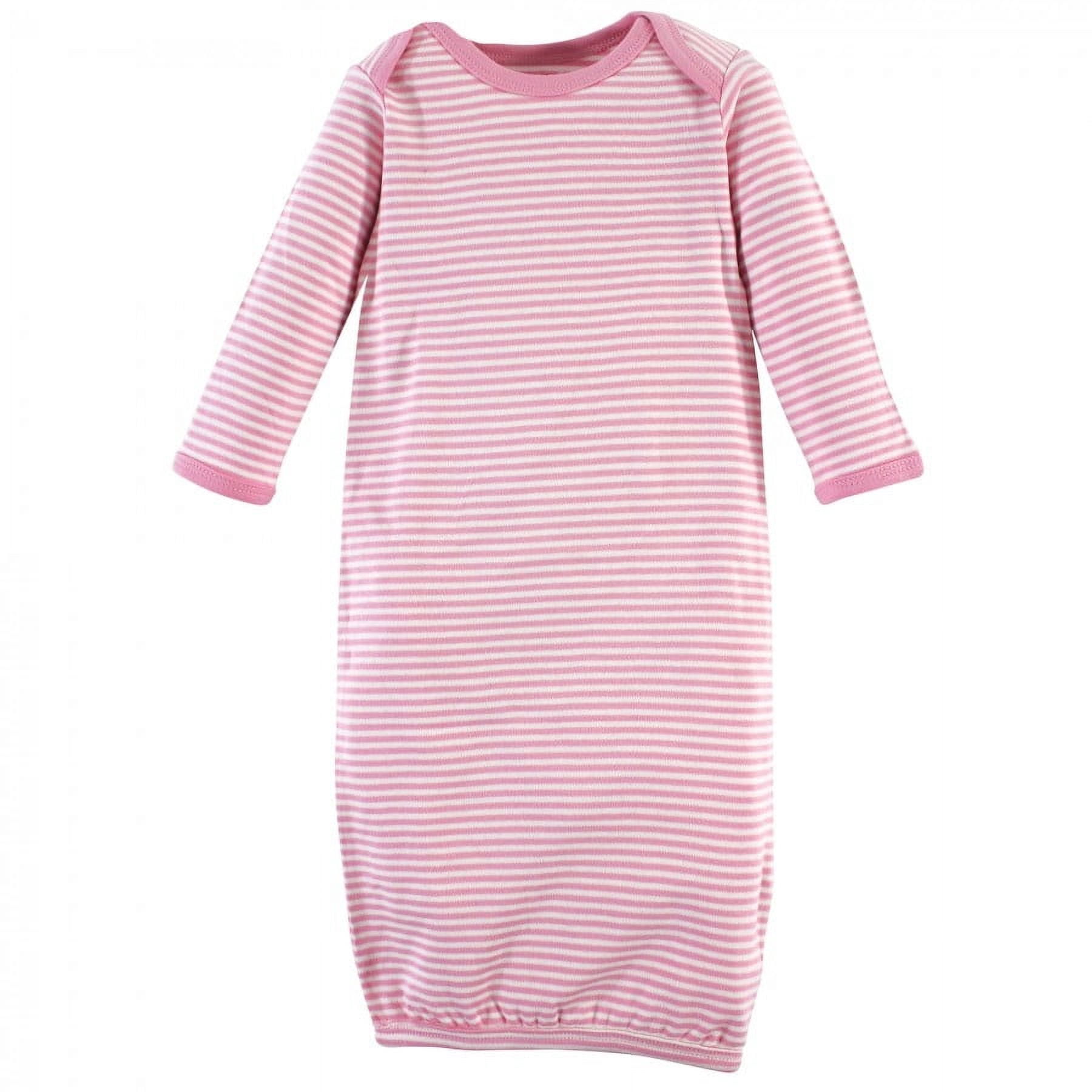 Touched by Nature Infant Girl Organic Cotton Gowns, Garden Floral, Preemie/Newborn