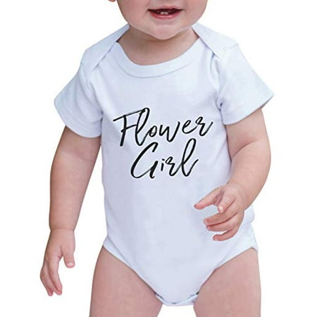 

Custom Party Shop Baby Girl s Flower Girl Wedding Onepiece