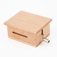 thumbnail image 2 of Diy Hand-Cranked Music Box Wooden Box with Hole Puncher And Paper Tapes, 2 of 8