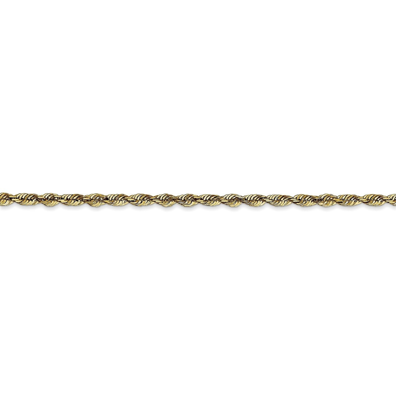 Lex & Lu Leslies 10k Yellow Gold Pendant Rope Chain Necklace or Bracelet
