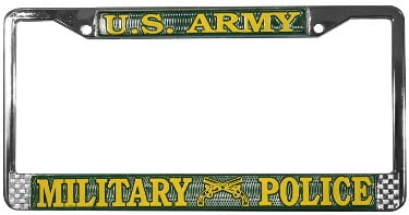 US ARMY METAL LICENSE PLATE FRAME MADE IN THE USA!!