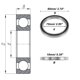 thumbnail image 4 of Rodamientos de bolas de ranura profunda Unique Bargains 6815DDU 75x95x10mm 1 Pc rodamientos lubricados para ruedas de scooter y patineta, 4 of 6