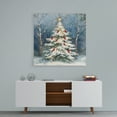thumbnail image 3 of Christmas Tree Wall Art, Cardinal Canvas Wall Art Vintage Prints Pictures Holiday Décor Rustic Winter Tree Print, Winter Art Christmas Tree Wall Décor for Living Room Bedroom Farmhouse (16x16 Inches), 3 of 6