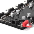thumbnail image 3 of Ventilador ARGB de 5 V/3 pines PWM HUB Divisor de 1 a 8 puertos para placa base de PC (SATA), 3 of 7