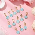 thumbnail image 4 of 1 Box 52Pcs 26 Styles Letter Stitch Markers Crochet Stitch Charms Enamel Alloy Alphabet A to Z Capital Pink Blue Lobster Claw Clasps Charm, 4 of 7