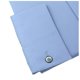 thumbnail image 4 of Manchester Camisa de Vestir Slim Fit  Azul Medio, 16" Cuello 33" Manga Manchester 59960A, 4 of 4