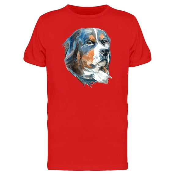 Sennenhund Dogs Painting T-Shirt Men -Image by Shutterstock, Male Large