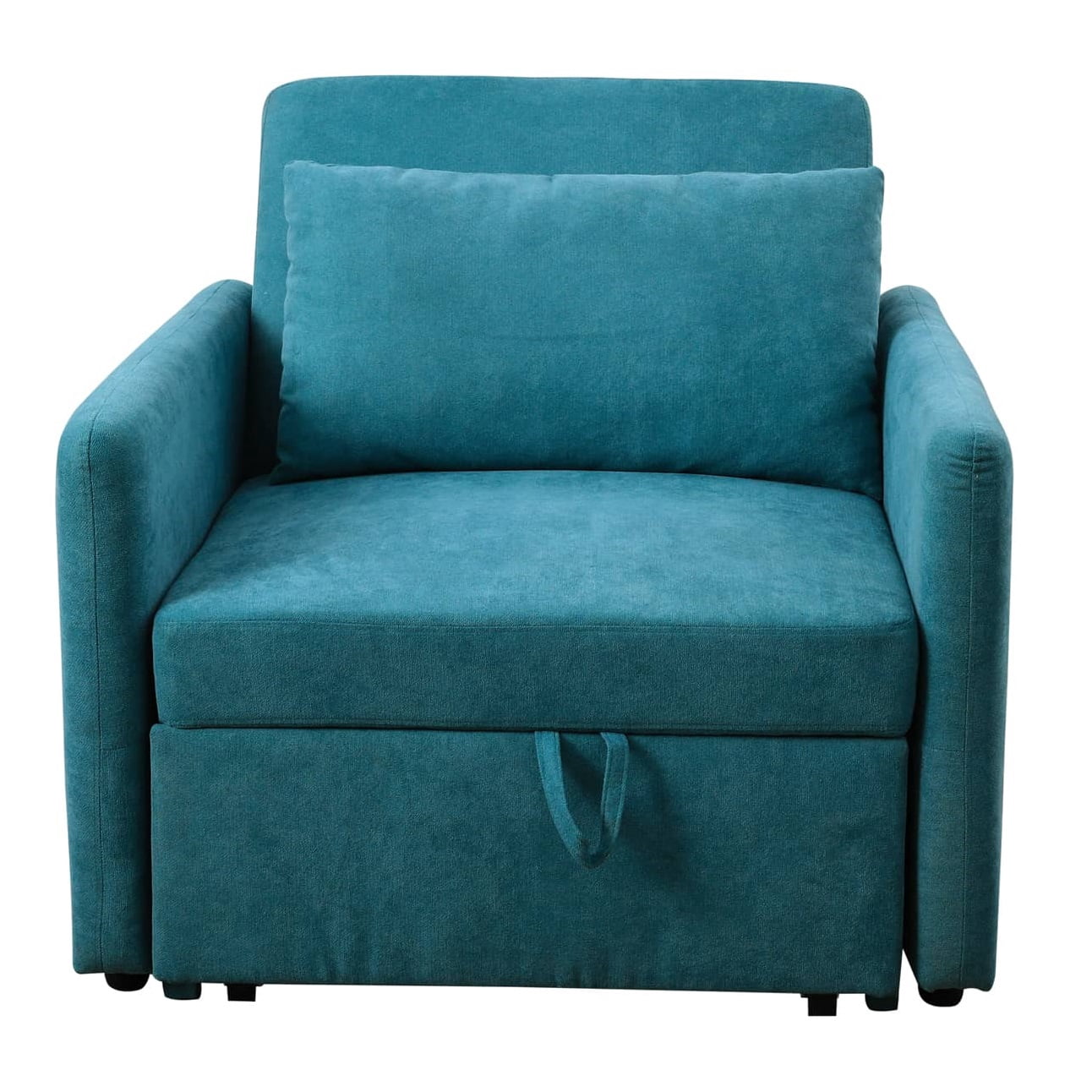 Convertible Sofa Bed, Sleeper Sofa Chair 3 in 1 Pull Out Couch Beds for Living Room Apartment Office, Green