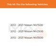 thumbnail image 2 of MAX Advanced Brakes - Front Brake Kit For 2012-2021 Nissan NV1500| Carbon Ceramic Brake Pad and Rotor Kit| Daily Driving OE Replacement Brake Rotors, 2 of 9