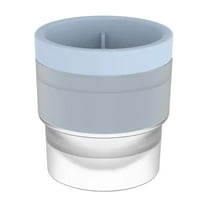 Stackable Circular Ice Hockey Mold, Ice Mold, Round Ice Cube Molds, Large Ice Balls Maker with Lid, Easy-release Ice Ball Maker Molds for Cocktails, Drink, Tea, Coffee,