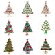 thumbnail image 2 of Broches de Feliz Navidad para mujer, joyería de moda, exquisito broche de árbol de Navidad de diamantes de imitación, alfileres de esmalte, regalos de fiesta de año nuevo, 2 of 4