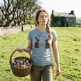 thumbnail image 4 of Womens My Butt Hurts T Shirt Funny Easter Egg Chocolate Bunny Sarcastic Gift Tee Womens Graphic Tees, 4 of 9