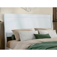 thumbnail image 3 of AFI Casanova Full Solid Wood Platform Bed with Panel Footboard and Twin Trundle, White, 3 of 15